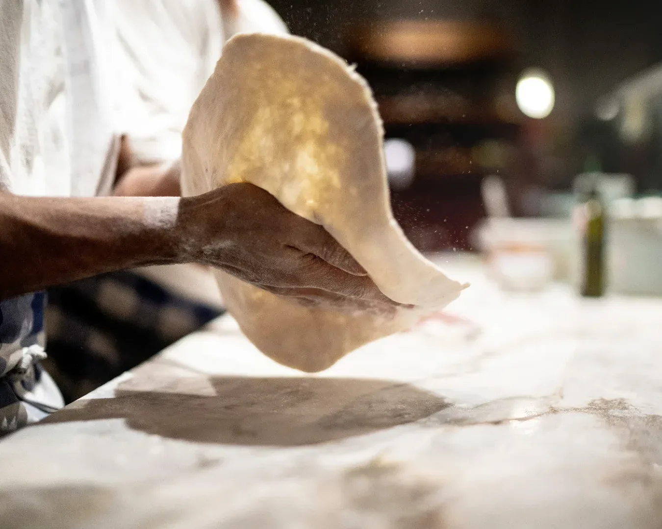 Tossing Dough